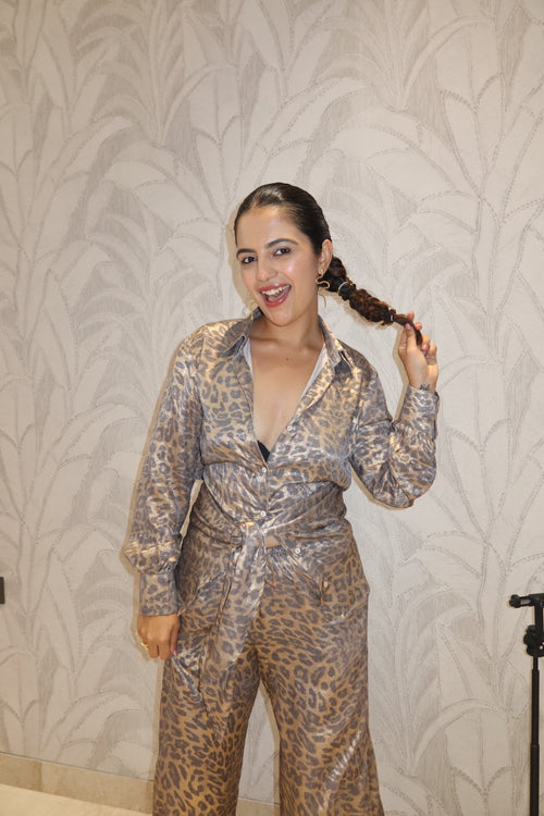 Leopard shirt + pants