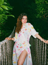 Shivani Parihar in sugar on the beach shirt dress