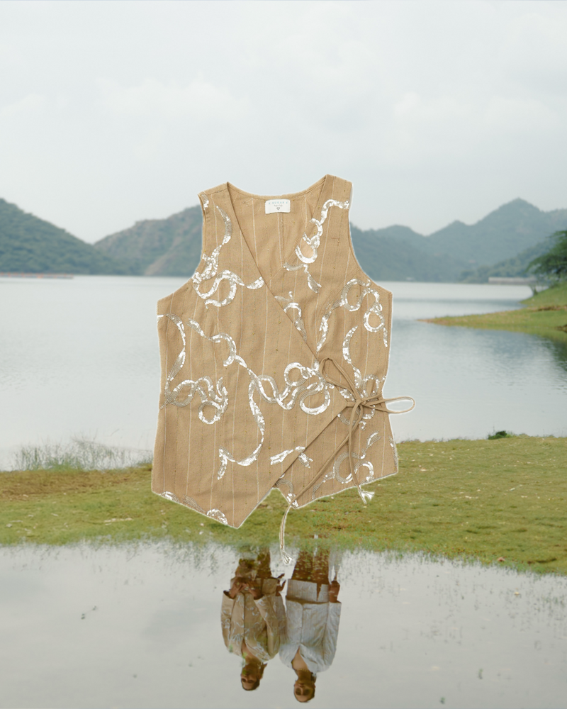 Star girl wrap top + pants