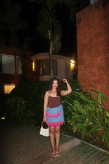 Tassel love story shirt + skorts