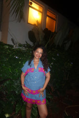 Tassel love story shirt + skorts