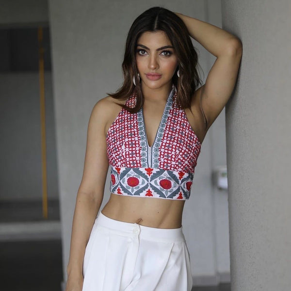 Akanksha Puri in Hazel brallete