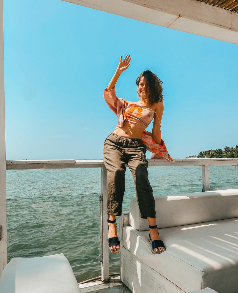 Meghna kaur in Into the wild shirt & bucket hat