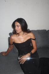 Anmol Dua in sugar bling corset dress