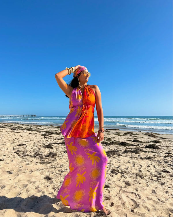 Sanjana Rishi in Sugar Sun Top + Skirt