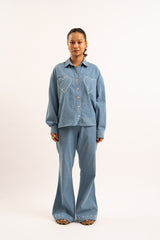 Heart breaker denim pants