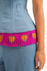 Tassel love story corset