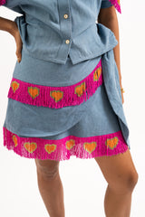 Tassel love story skorts