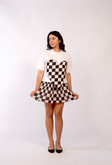 Checkmate skirt