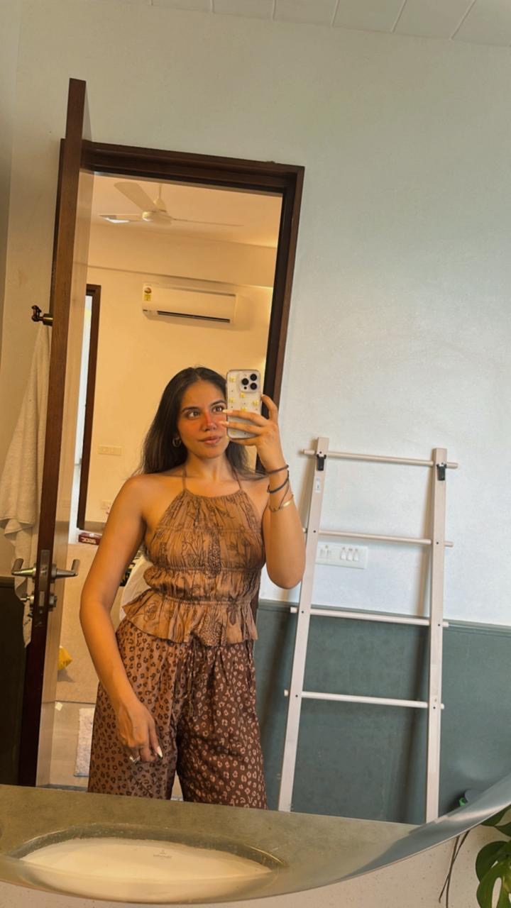 Safari backless top + pants
