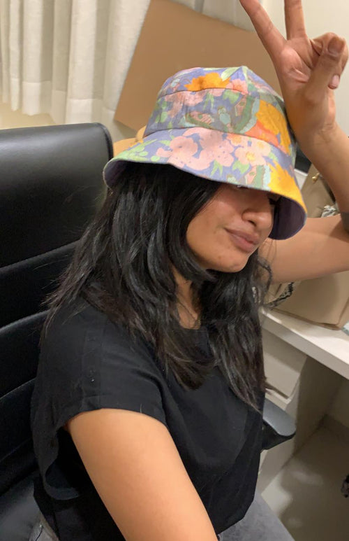 Reversible bucket hat