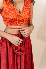 Candolim Reversible wrap top
