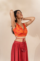 Candolim Reversible wrap top