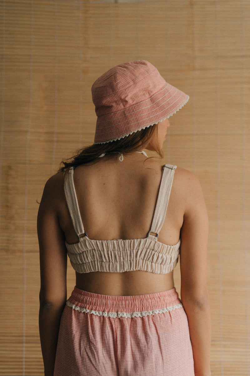 Vintage summer bucket hat