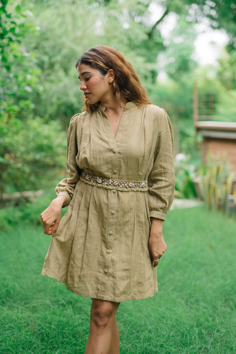 Boho shirt dress Yellow / M-L Boho shirt dress Yellow / M-L